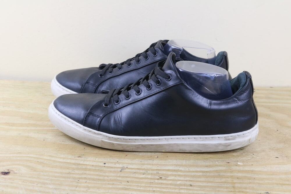 Thursday Everyday Sneakers Men 11 Black Leather Premier Handcrafted Athletic